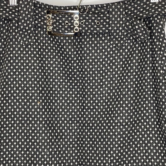 - Two tcv Gray/Blue Ruffled Pencil/Tulip Skirt with belt NWT - Picture 3 of 11